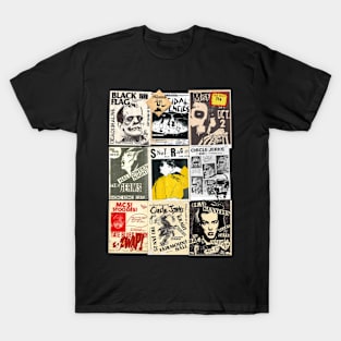 PUNK PUNX FLYERS COLLAGE T-Shirt